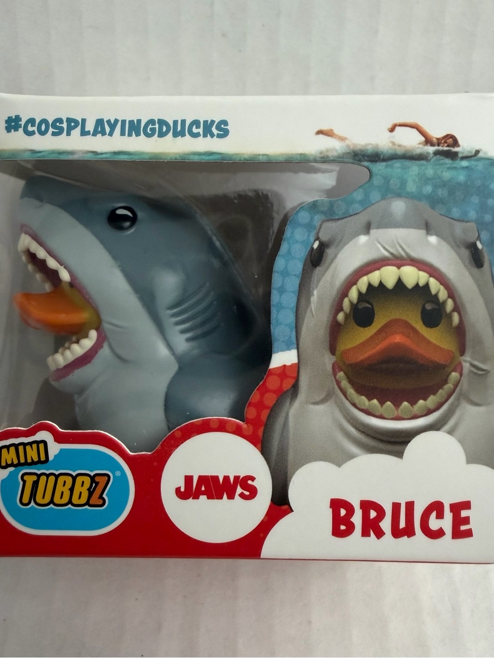 Numskull Mini Tubbz Bruce Shark Costume Rubber Duck -